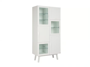 RAINBOW 665WH - Birch highboard with doors by Hans K - view 2